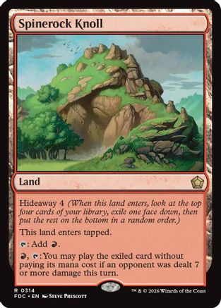 Spinerock Knoll (FDC-314) - Commander: Foundations