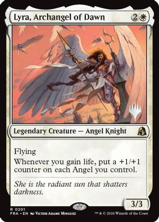 Lyra, Archangel of Dawn (PPFRA-201) - Promo Pack: Reality Fracture Foil