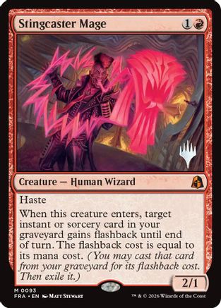 Stingcaster Mage (PPFRA-093) - Promo Pack: Reality Fracture Foil