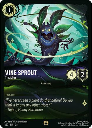 Vine Sprout - Thrasher (11/37) - Illumineers Quest The Great Hunny Rescue