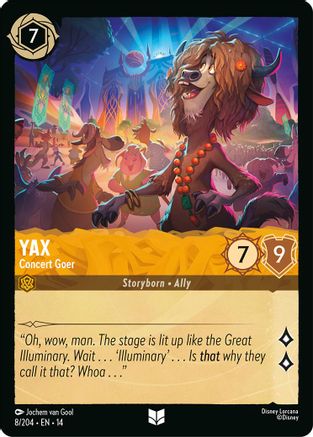 Yax - Concert Goer (8/204) - Hyperia City Cold Foil