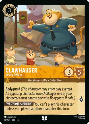 Clawhauser - Safety Officer (15/204) - Hyperia City Cold Foil