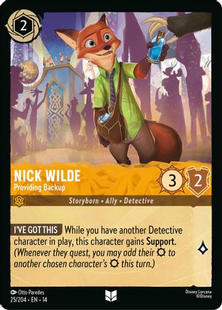 Nick Wilde - Providing Backup (25/204) - Hyperia City