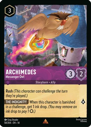 Archimedes - Messenger Owl (58/204) - Hyperia City