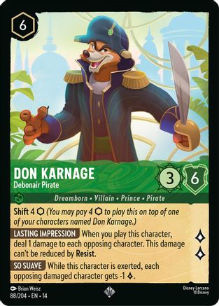 Don Karnage - Debonair Pirate (88/204) - Hyperia City