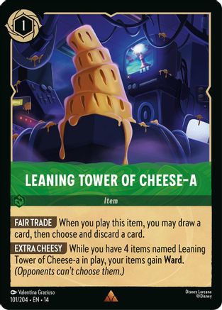 Leaning Tower of Cheese-a (101/204) - Hyperia City Cold Foil
