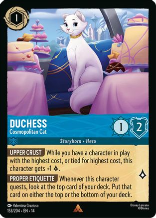 Duchess - Cosmopolitan Cat (153/204) - Hyperia City Cold Foil