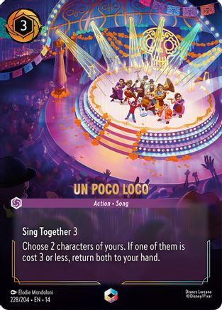 Un Poco Loco (Enchanted) (228/204) - Hyperia City Holofoil