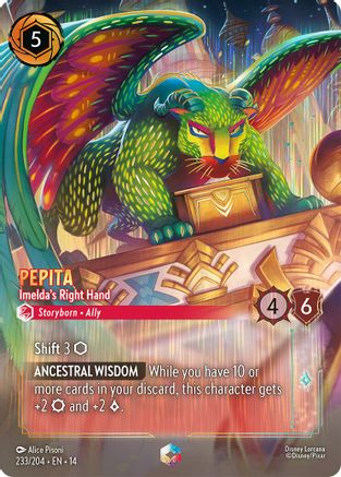 Pepita - Imelda's Right Hand (Enchanted) (233/204) - Hyperia City Holofoil