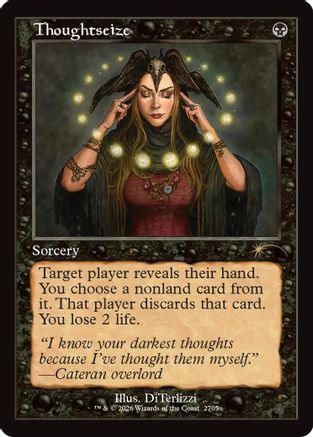 Thoughtseize (2705) (Retro Frame) (SLD-2705) - Secret Lair Drop Series