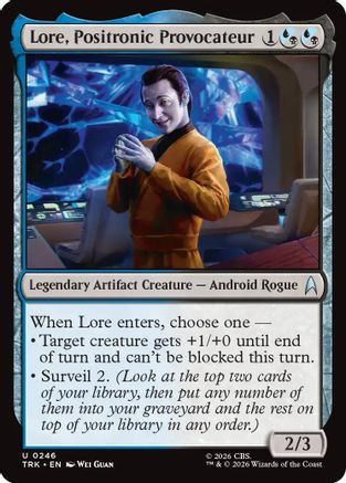 Lore, Positronic Provocateur (TRK-246) - Star Trek Foil