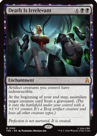 Death Is Irrelevant (TRK-102) - Star Trek Foil