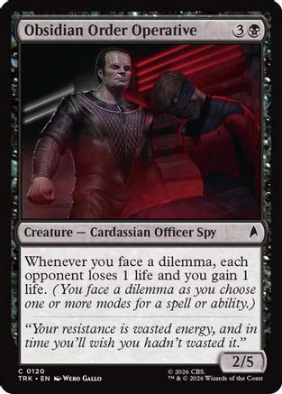 Obsidian Order Operative (TRK-120) - Star Trek
