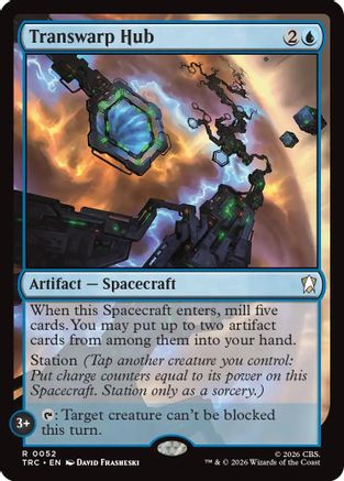 Transwarp Hub (Surge Foil) (TRC-052) - Commander: Star Trek Foil