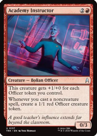 Academy Instructor (TRK-137) - Star Trek