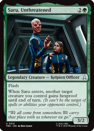 Saru, Unthreatened (TRK-212) - Star Trek