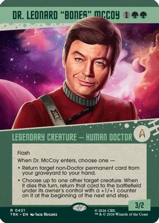 Dr. Leonard "Bones" McCoy (Showcase) (TRK-421) - Star Trek Foil