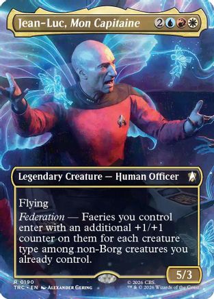 Jean-Luc, Mon Capitaine (Borderless) (TRC-190) - Commander: Star Trek