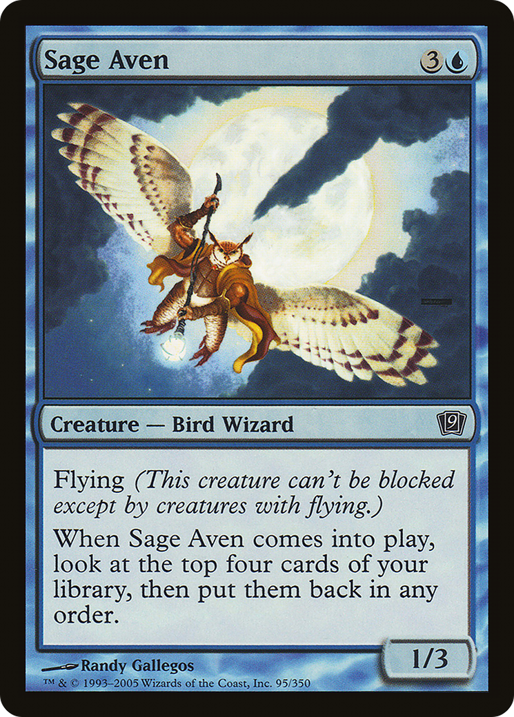 Sage Aven (9ED-95★) - 9th Edition Foil