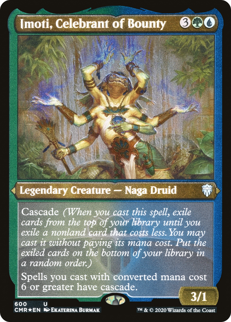 Imoti, Celebrant of Bounty (Foil Etched) (CMR-600) - Commander Legends Foil