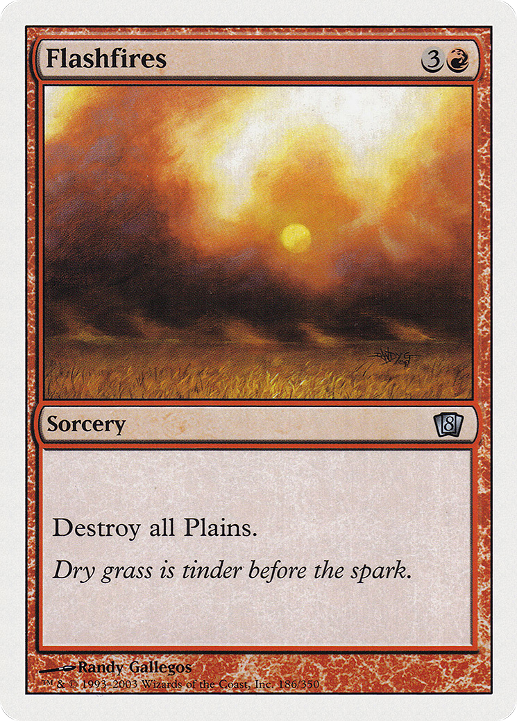 Flashfires (8ED-186★) - 8th Edition