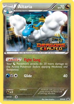 Altaria (Prerelease) BW48 - Holofoil Black and White Promos - Promo