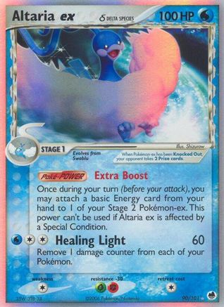 Altaria ex (Delta Species) 090 - Holofoil Dragon Frontiers - Ultra Rare