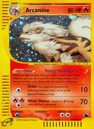 Arcanine (H2) (H2) 0H2 - Holofoil Skyridge - Holo Rare