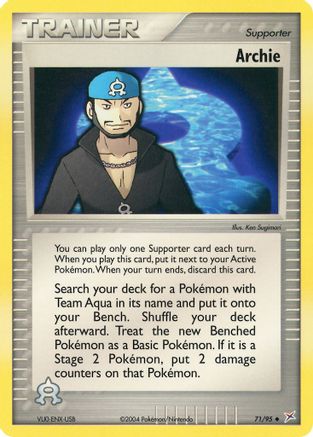 Archie 071 Team Magma vs Team Aqua - Uncommon