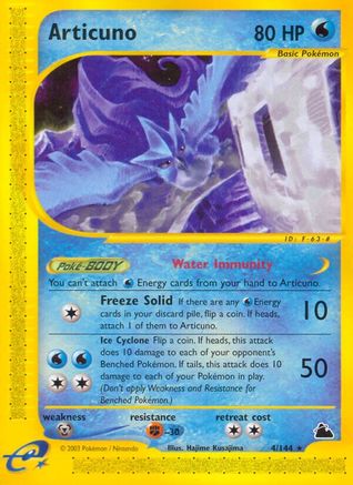Articuno (4) (4) 004 Skyridge - Rare