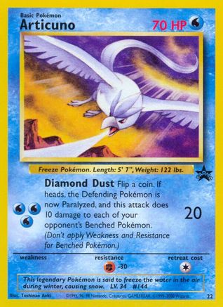 Articuno (22) (22) 022/53 WoTC Promo - Promo