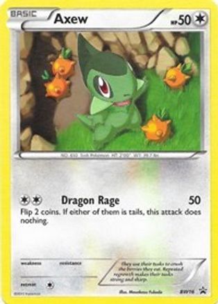 Axew BW16 Black and White Promos - Promo