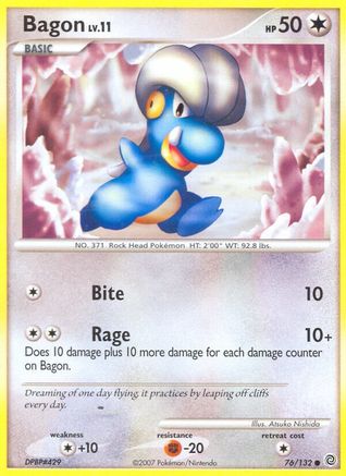 Bagon 076 - Reverse Holofoil Secret Wonders - Common