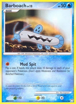 Barboach 072 - Reverse Holofoil Mysterious Treasures - Common