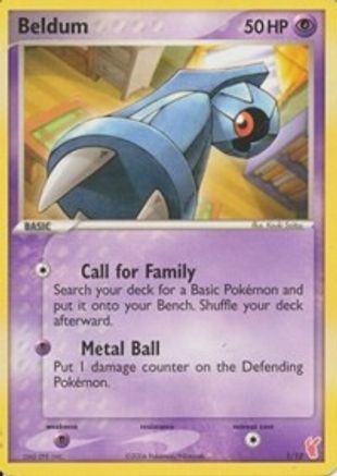 Beldum 001 EX Trainer Kit 2 Plusle & Minun - Common