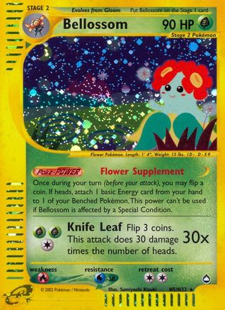Bellossom (H5) (H5) 0H5 - Holofoil Aquapolis - Holo Rare