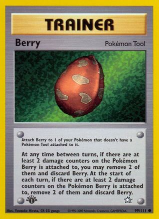 Berry 099/111 - 1st Edition Neo Genesis - Common