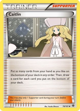 Caitlin 078 - Reverse Holofoil Plasma Blast - Uncommon