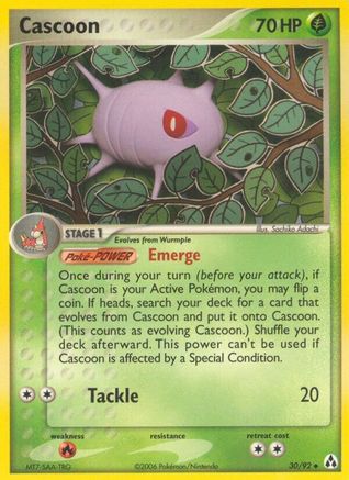 Cascoon 030 - Reverse Holofoil Legend Maker - Uncommon