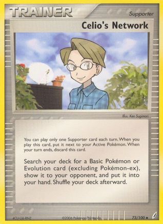 Celio's Network 073/100 - Reverse Holofoil Crystal Guardians - Uncommon