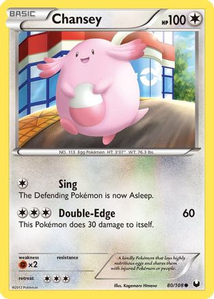 Chansey (80) (80) 080 Dark Explorers - Common