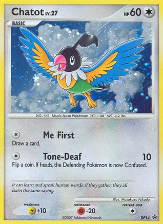 Chatot DP14 - Holofoil Diamond and Pearl Promos - Promo
