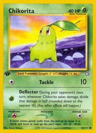 Chikorita (53) (53) 053/111 - 1st Edition Neo Genesis - Common
