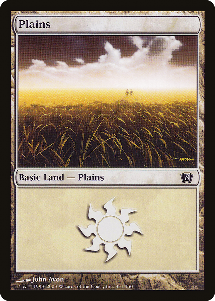 Plains (8ED-331) - 8th Edition Foil
