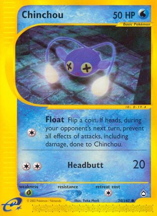 Chinchou (70) (70) 070 Aquapolis - Common