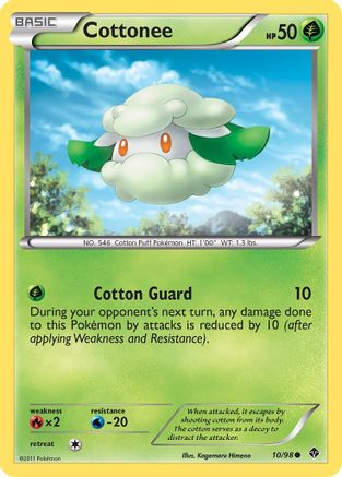 Cottonee (10) (10) 010 Emerging Powers - Common