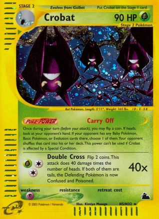 Crobat (H5) (H5) 0H5 - Holofoil Skyridge - Holo Rare