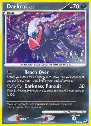 Darkrai (3) (3) 003 - Holofoil Great Encounters - Holo Rare
