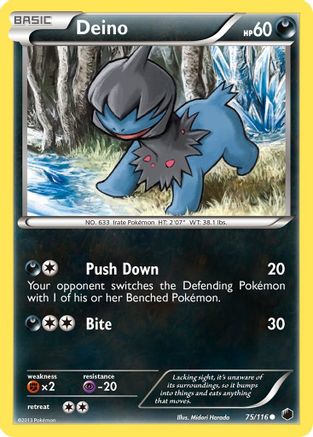 Deino (75) (75) 075 - Reverse Holofoil Plasma Freeze - Common