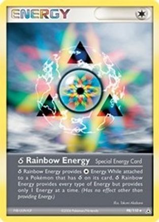 Delta Rainbow Energy 098/110 - Reverse Holofoil Holon Phantoms - Uncommon